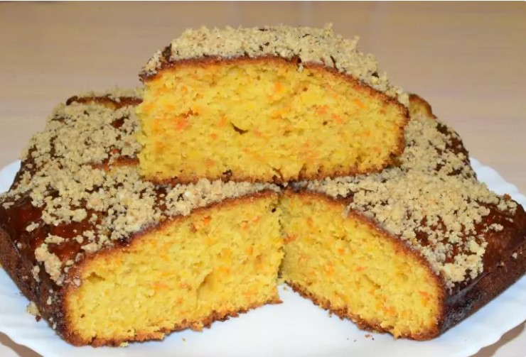 Постный морковный пирог Постные рецепты